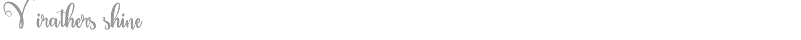 Virathers Shine font preview